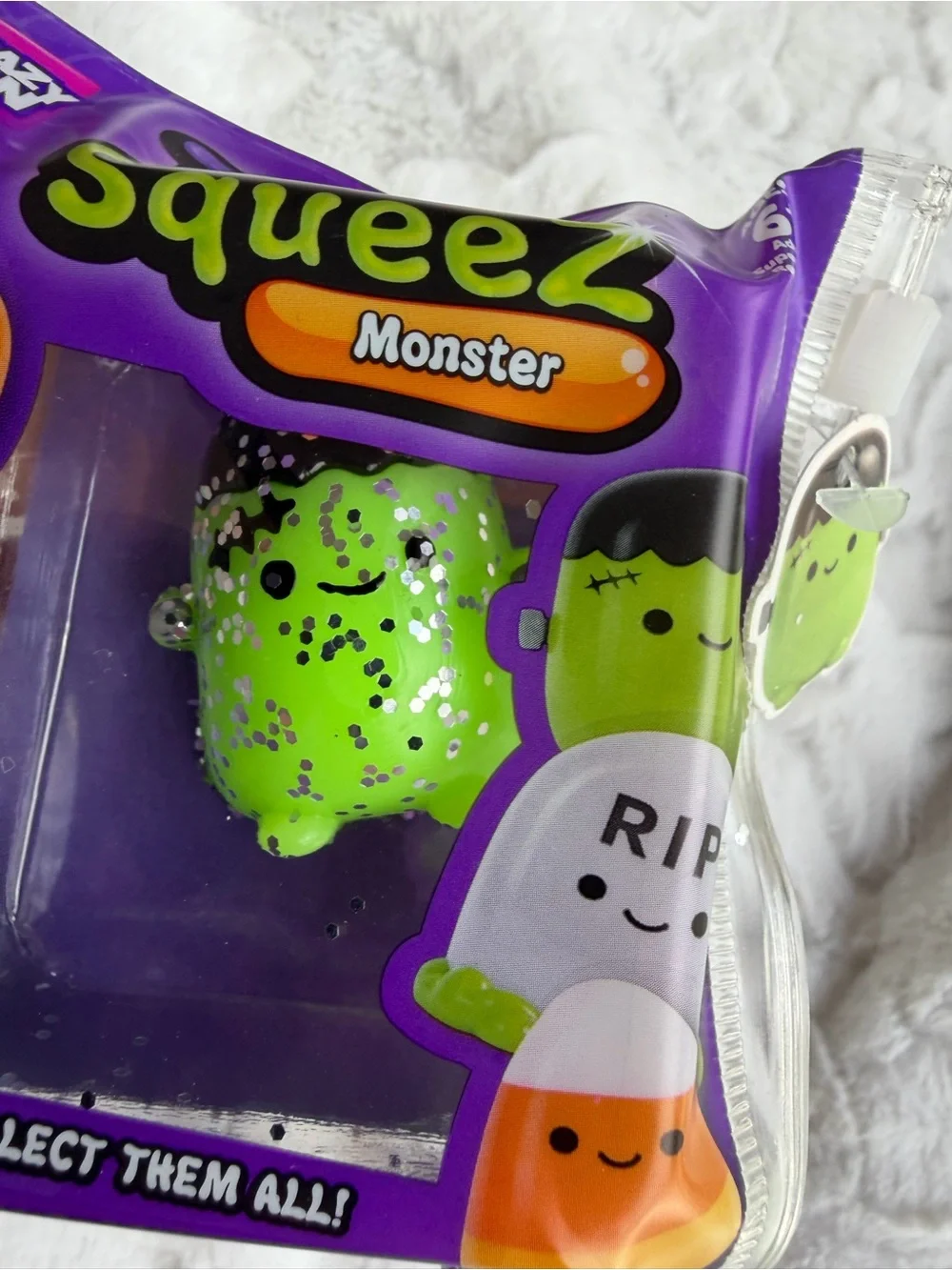🧟‍♂️🎃 **TABA SQUEEZE THE FRANKENSTEIN – MINI HALLOWEEN SQUISHY!** 🎃🧟‍♂️